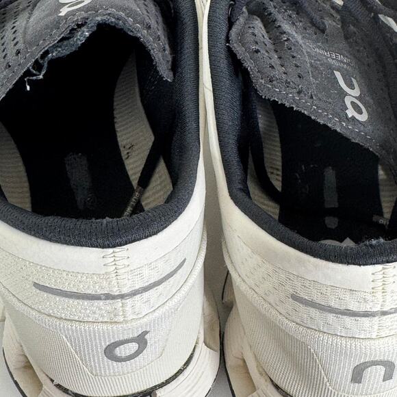 On Running Cloud X White Black Mesh Shoes Mens Size 9.5 Sneakers - Picture 7 of 11